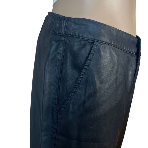 AG Adriano Coated Black Tapered Jogger Pants M - Picture 6 of 15